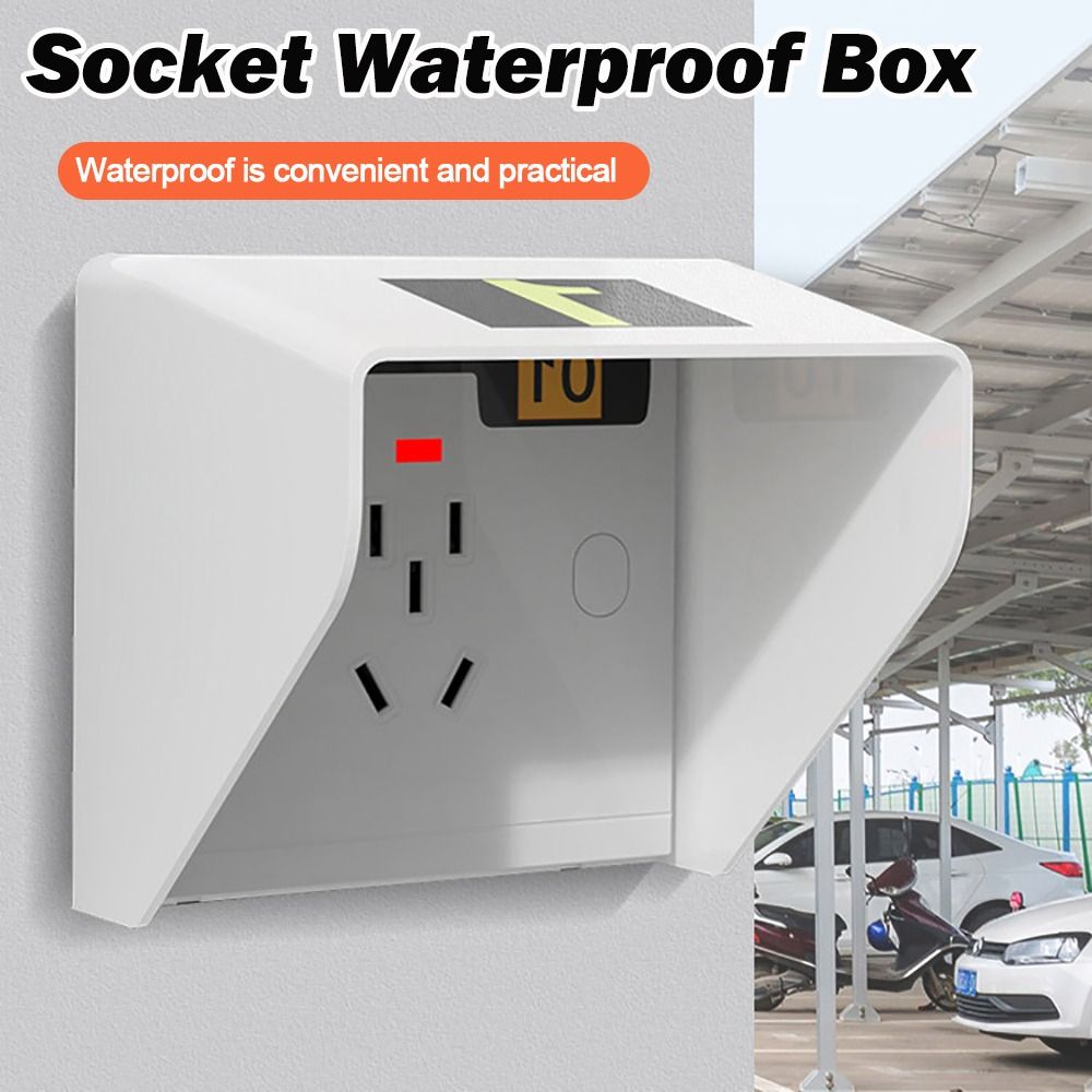 Outdoor Power Outlet Cover - Novo Tomada de plástico caixa à