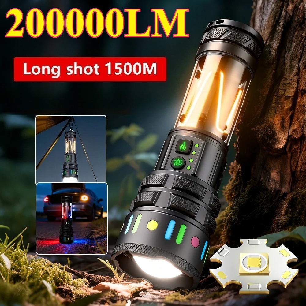 Outdoor Power Works - Lanterna LED Ultra Brilhante e Potente,