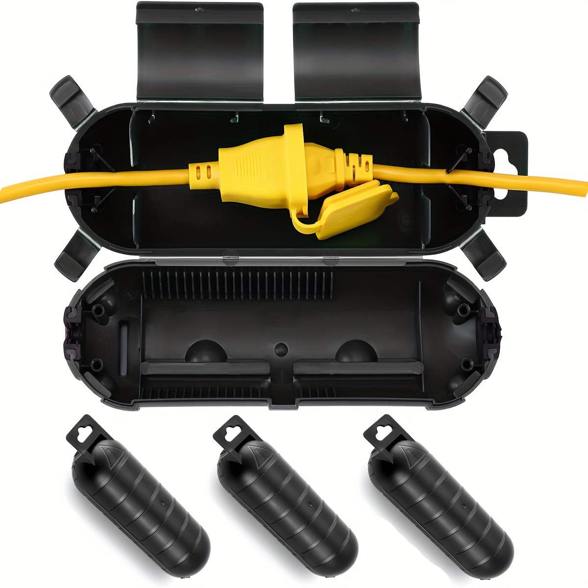 Outdoor Power Outlet Cover - Cabo de extensão plug conexão capa