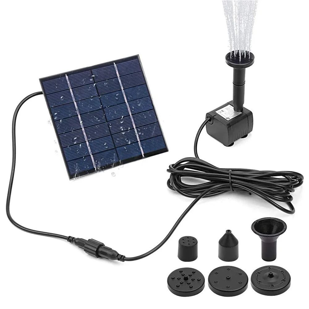 Outdoor Power Kit - Mini Solar Fountain Pump, Power Panel