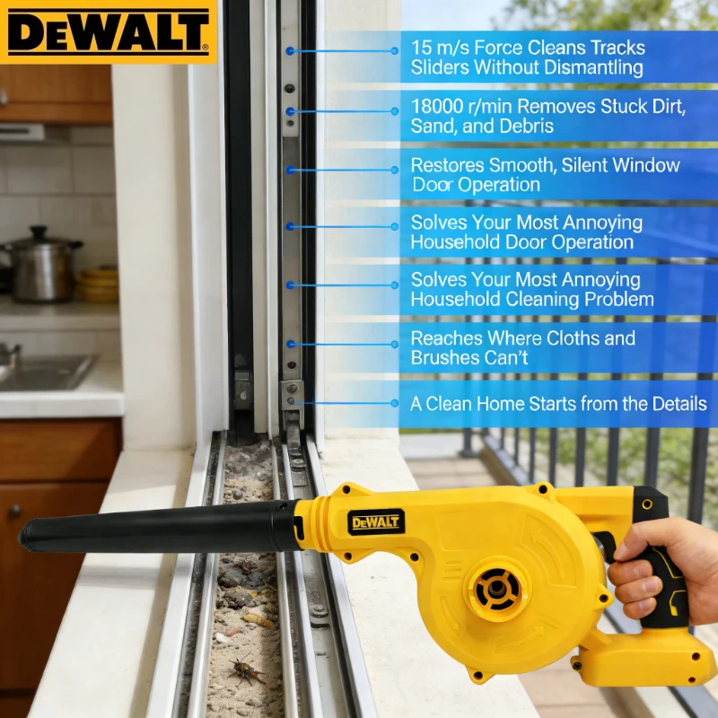 Leaf Blower Cordless - Ferramenta de Limpeza de Jardim Dewalt