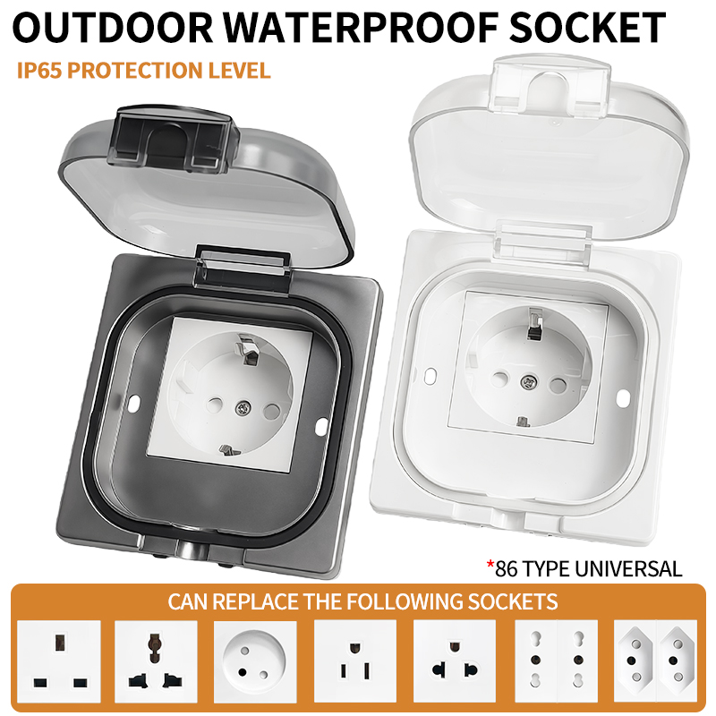Outdoor Power Solutions - Tomada externa à prova d'água ip65,