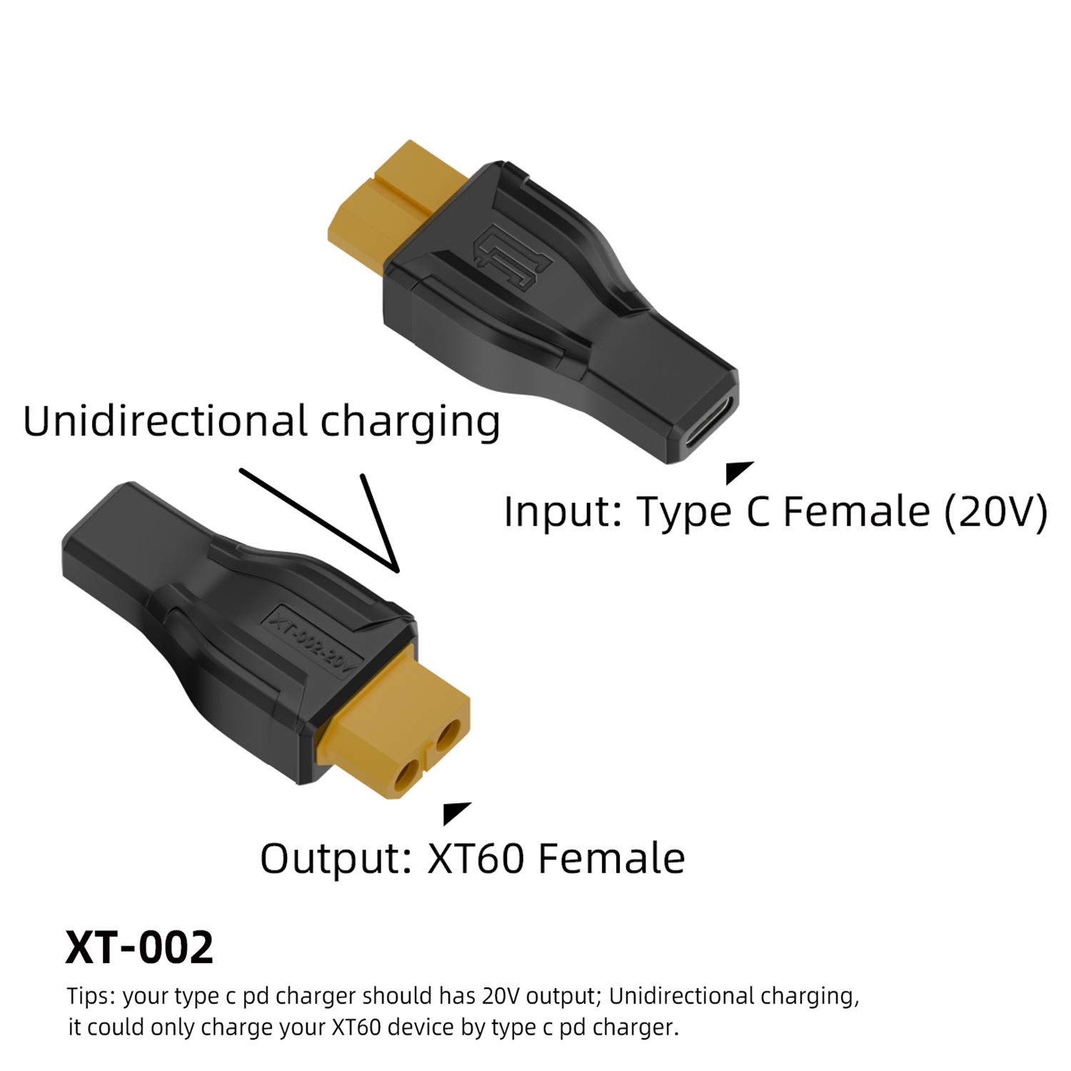 Outdoor Power Adapter Usb - Adaptador usb c para xt60 conversor