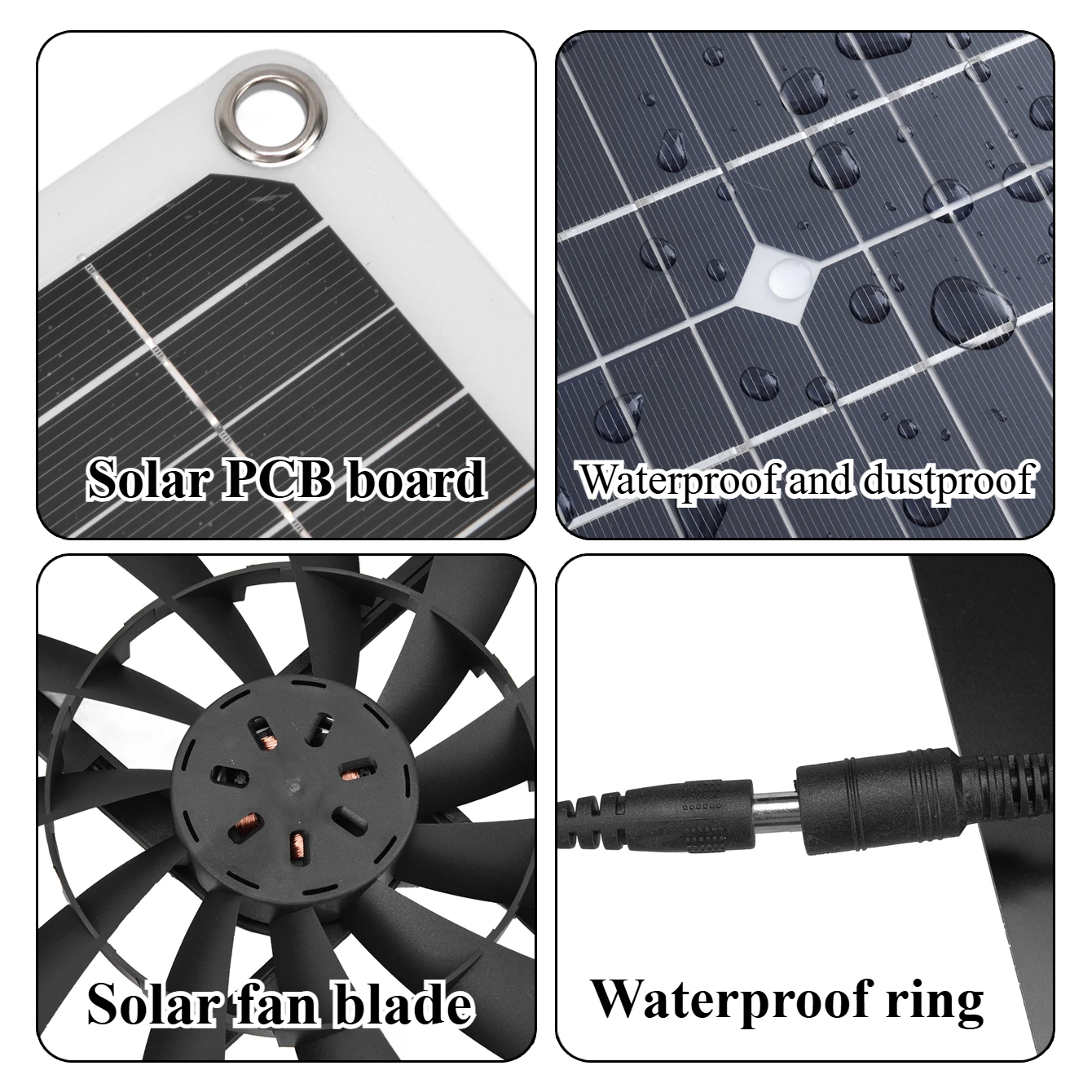 Kit de Ventilador Solar 15W 25 - Outdoor Power Kit avaliação e preço
