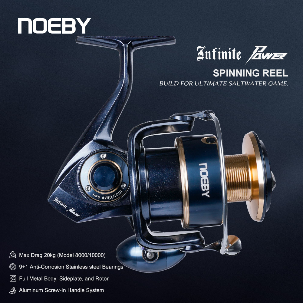 Carretilha de Pesca Noeby Infi - Outdoor Power Reel avaliação e preço