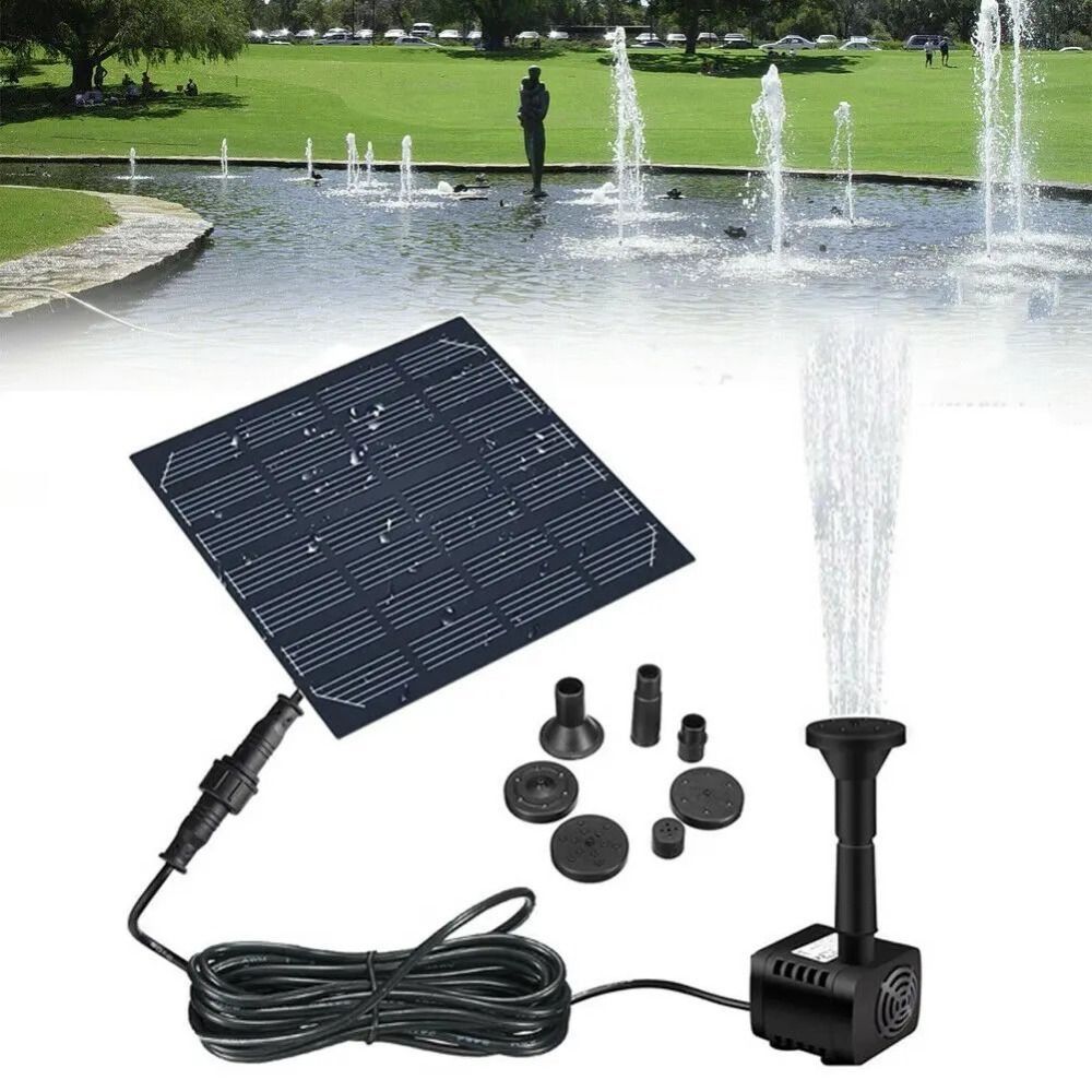 Mini Solar Fountain Pump, Powe - Outdoor Power Kit avaliação e preço