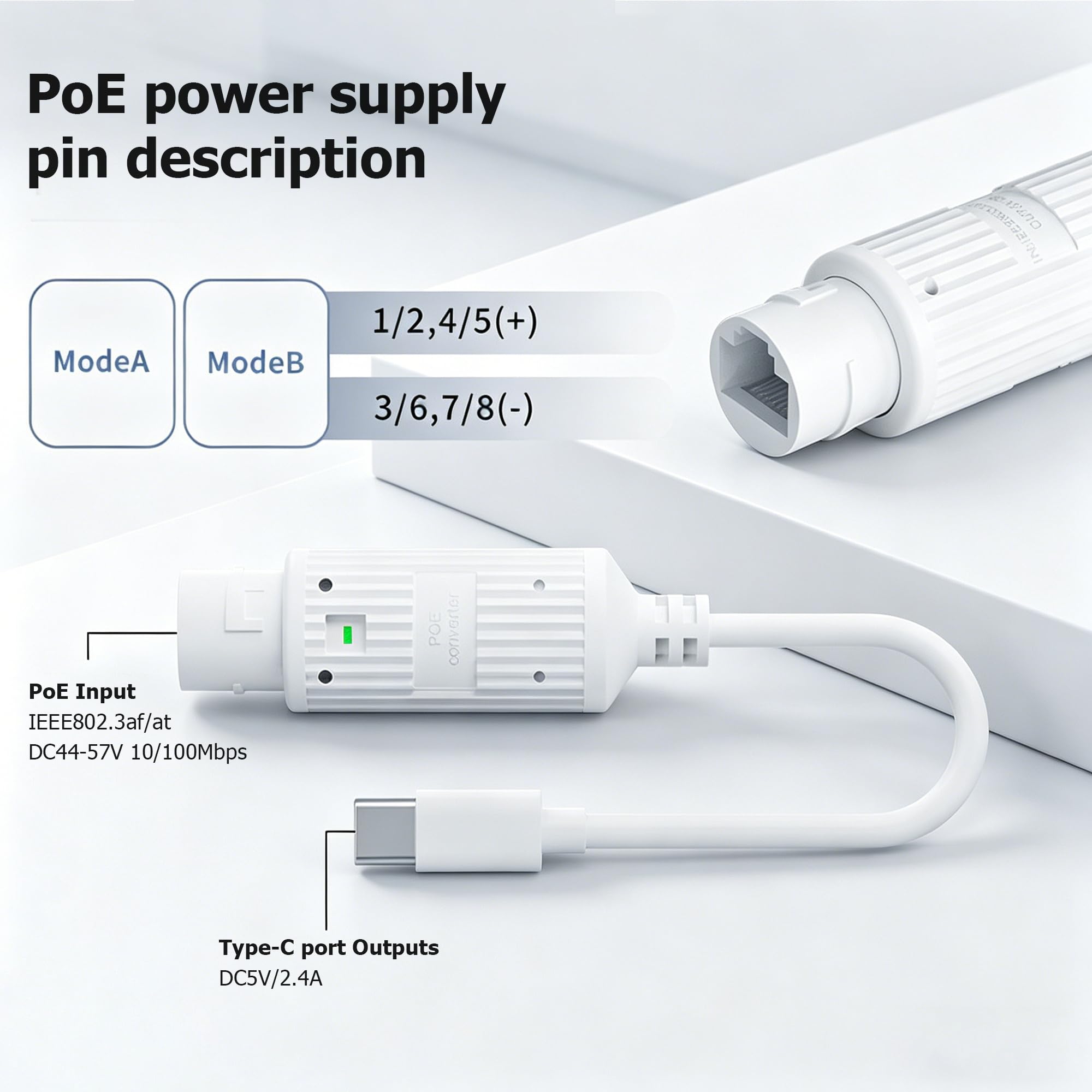 Conversor de Energia POE para  - Outdoor Power Adapter Usb avaliação e preço