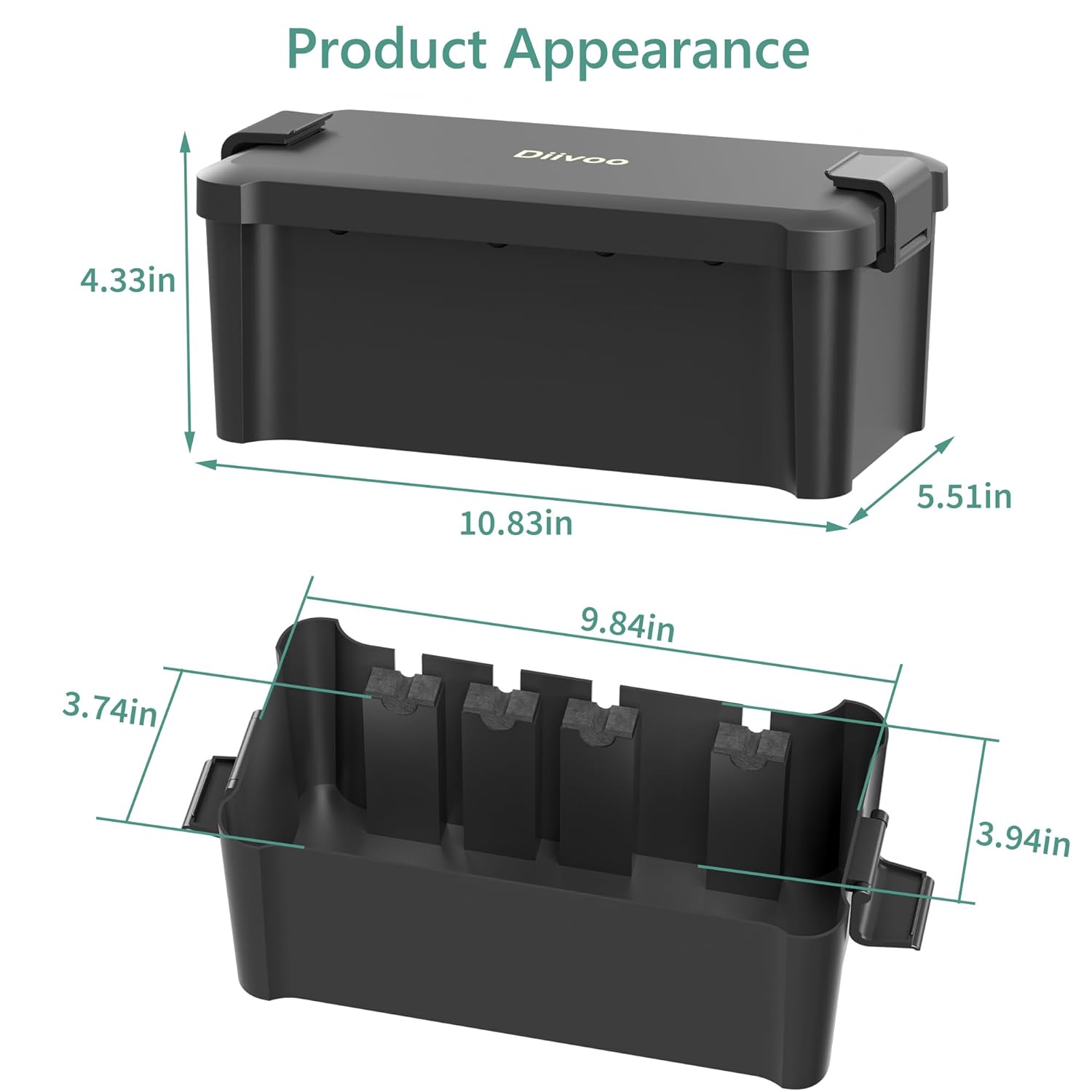 Diivoo caixa elétrica externa  - Outdoor Power Outlet Cover avaliação e preço