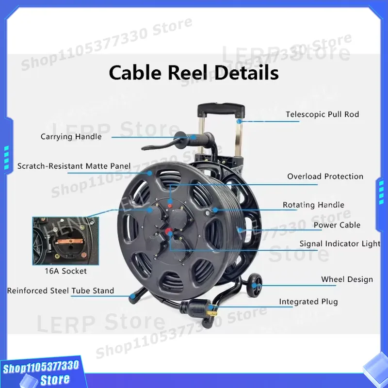 Cabo de Extensão de Alta Resis - Outdoor Power Reel avaliação e preço