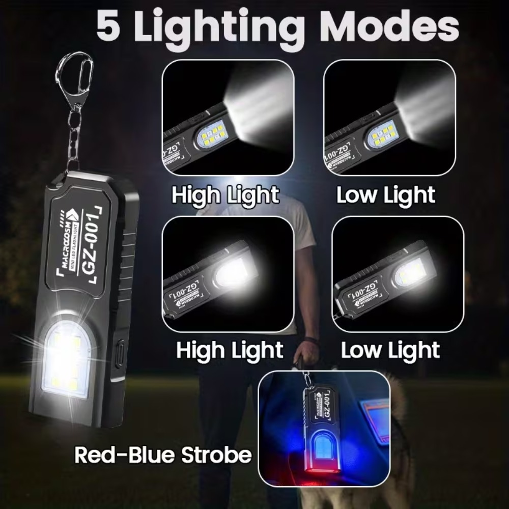 Mini cob led chaveiro lanterna - Outdoor Power Works avaliação e preço