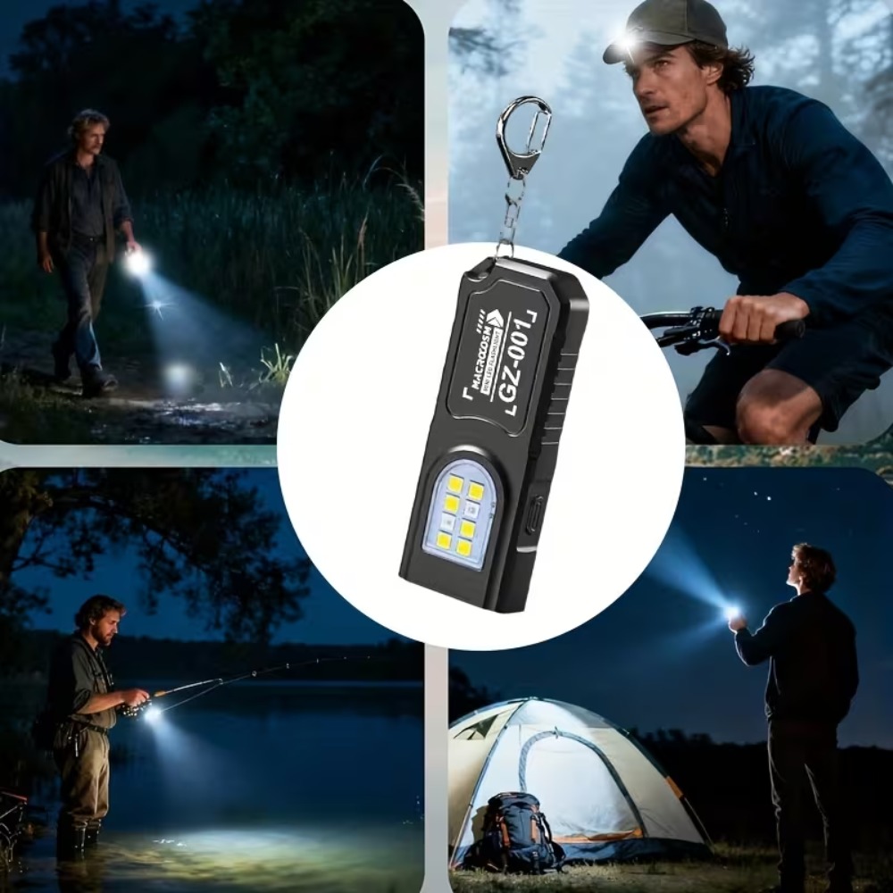 Mini cob led chaveiro lanterna - Outdoor Power Works avaliação e preço